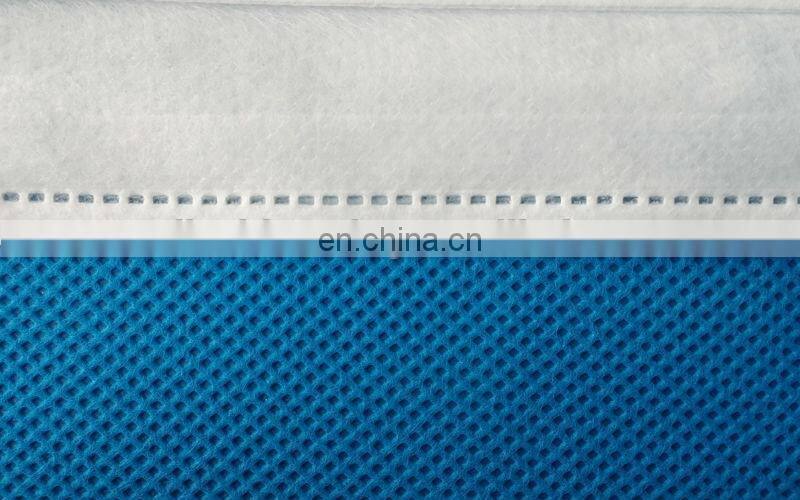Blue round ear loop 3ply Medical disposable nonwoven face mask