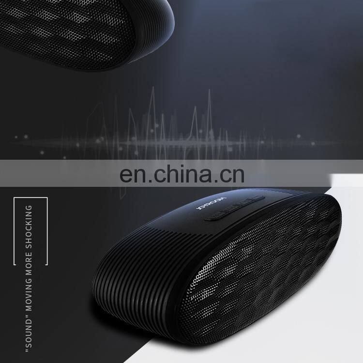 JOYROOM JR-M01 Double Horn Desktop Stereo Speaker with Built-in MIC, Support Hands-free Calls & TF Card & AUX IN & FM,