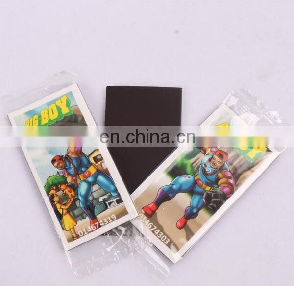flat art paper fridge magnet