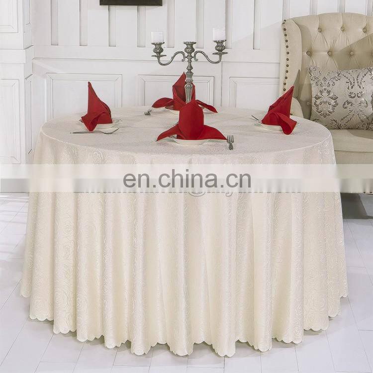 red Bridal Table Cloth
