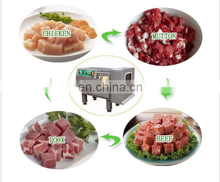 Trade Assurance Industrial Frozen Meat Beaf Dice Cube Cutting Machine