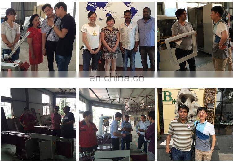 upvc window corner cleaning machine manual for window door making industry