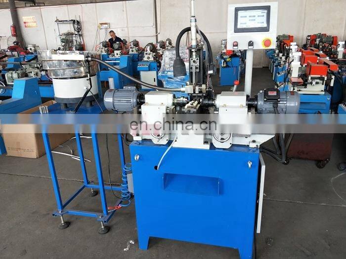DEF-FA/30 PLC control double side vibration chamfering machine for short pipe 20mm to 80mm