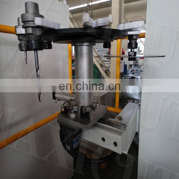 aluminum profile drilling milling cutting machine CNC type