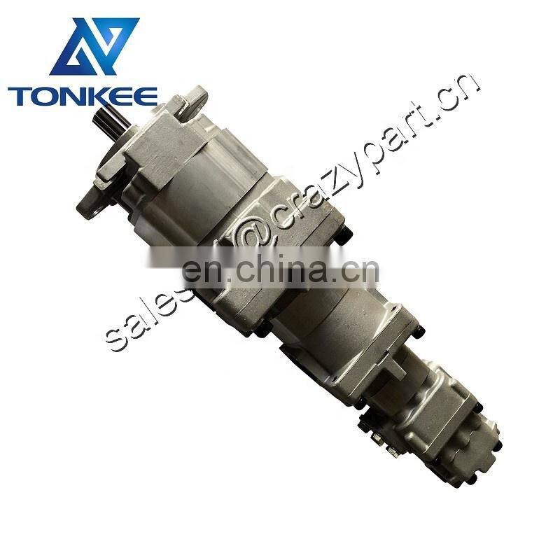 Loader WA320-5 WA320-6 Hydraulic pump 705-38-39000 705-56-36051 SAR90+32+SB8+12 hydraulic gear pump