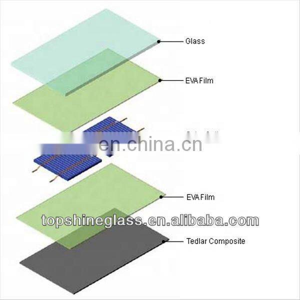 3.2mm 4mm clear solar panel tempered glass with GB15763.2-2005, ISO9050, UL1703 Certificate