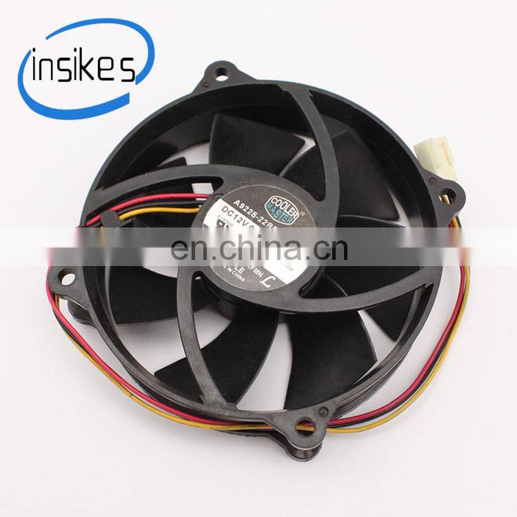 A9225-22RB-3AN-F1 9cm 12V 0.18A 3-wire fan ultra-quiet hydraulic bearing chassis CPU round cooling fan
