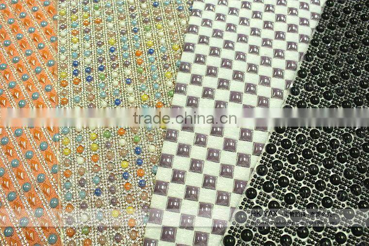 0113L High Quality bowknot rhinestone trimming mesh,rhinestone trimming mesh for dresses,wholesale rhinestone trimming mesh