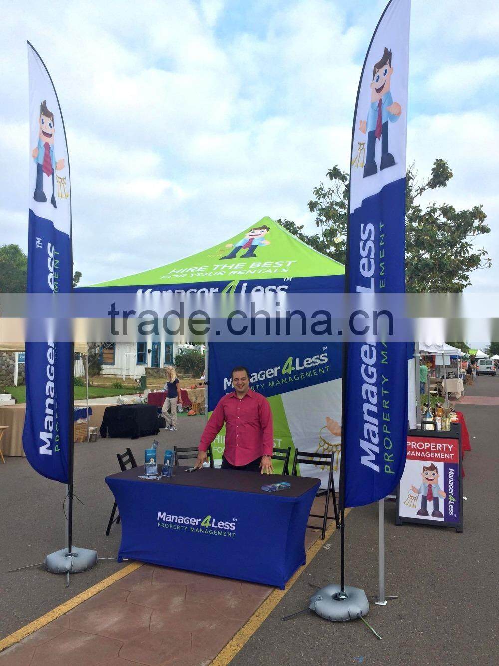 Top quanity best price in China Jiangmen feather flying banner flags, advertising flying banner