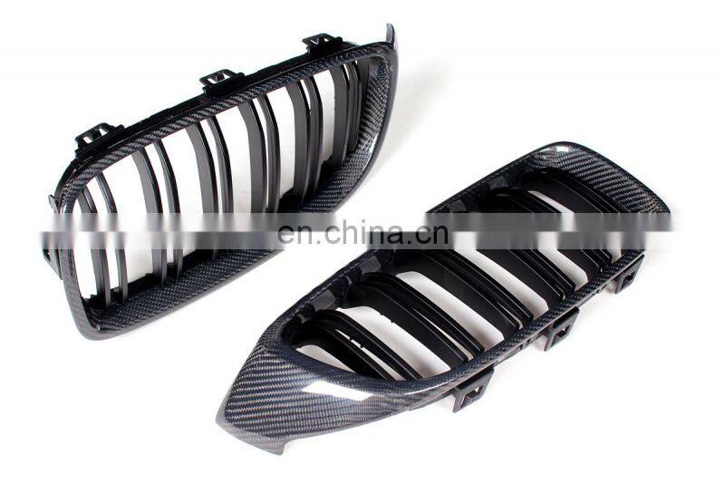 carbon fiber F32 mesh grill grille fit for BMW 428I 435I 2014-2015