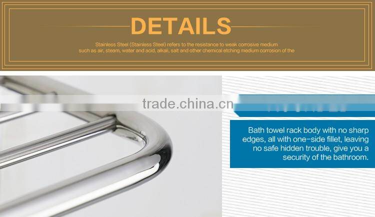 wesda made in china stainless steel shelf towel rack bathroom 8627