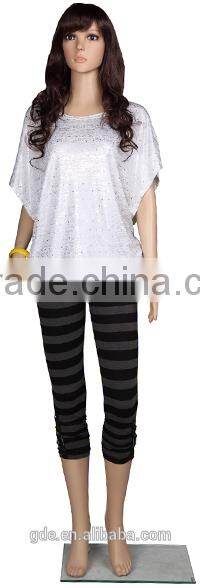 Fashion glossy white mannequin for clothing shop