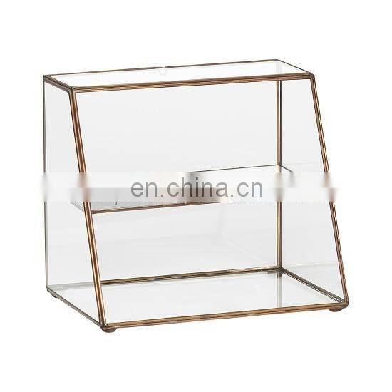 glass jewelry section box