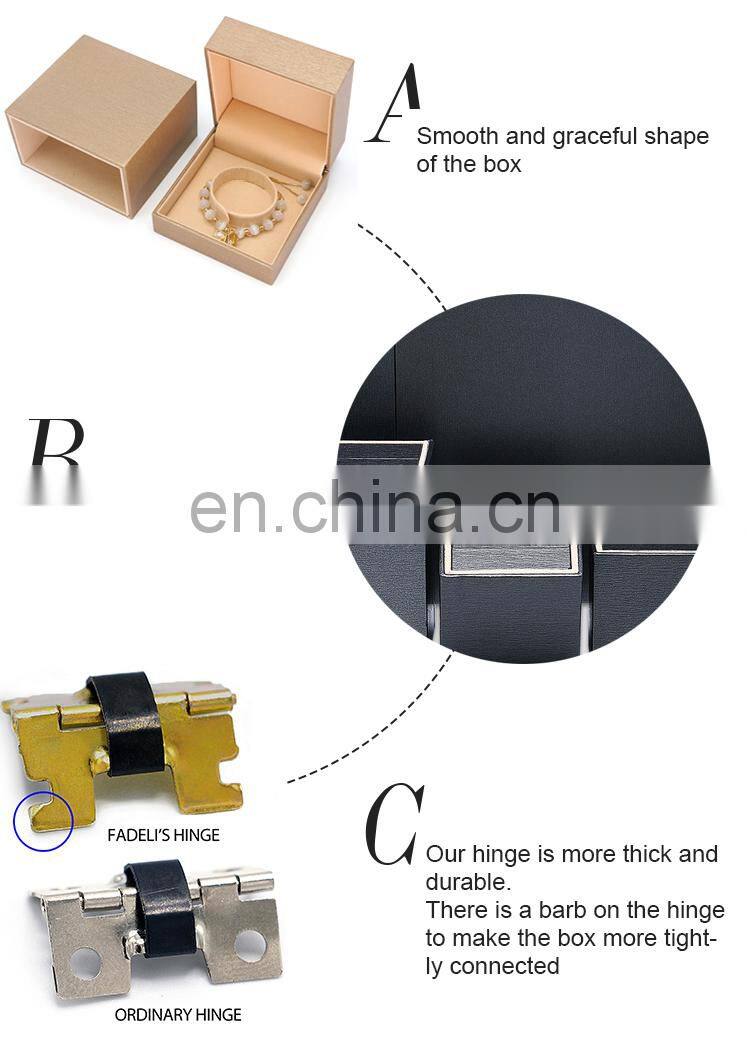 Custom Logo Luxury Hot Style Gold Color Drawer Bracelet Box Jewelry Box