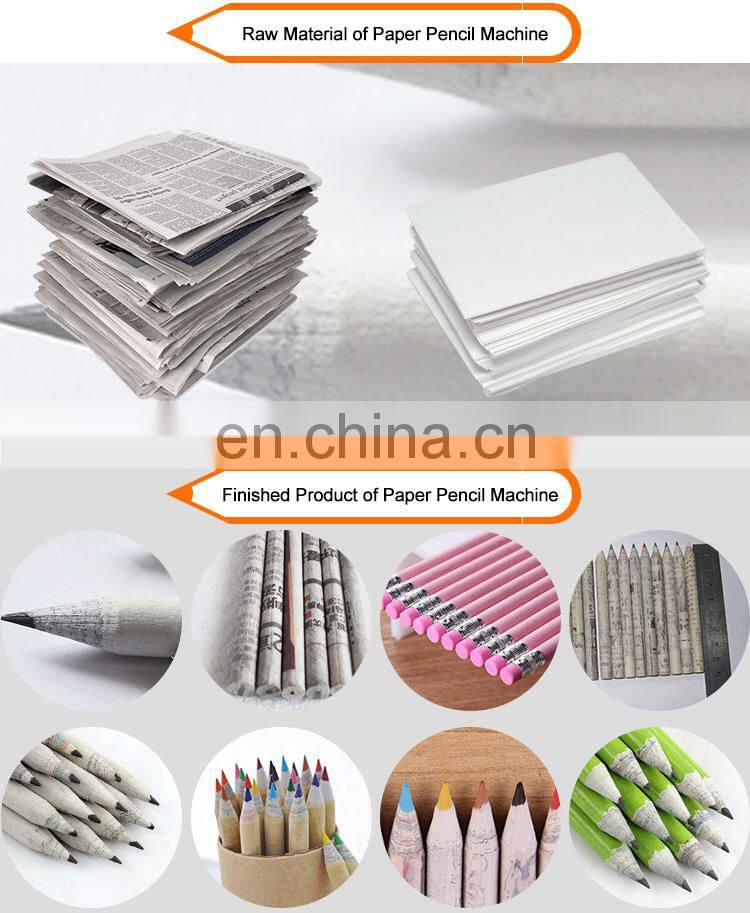 full-automatic Recycled Waste Paper Pencil Making Machines