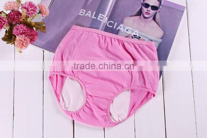 Disposable cotton woman menstrual period leakage-proof underwear