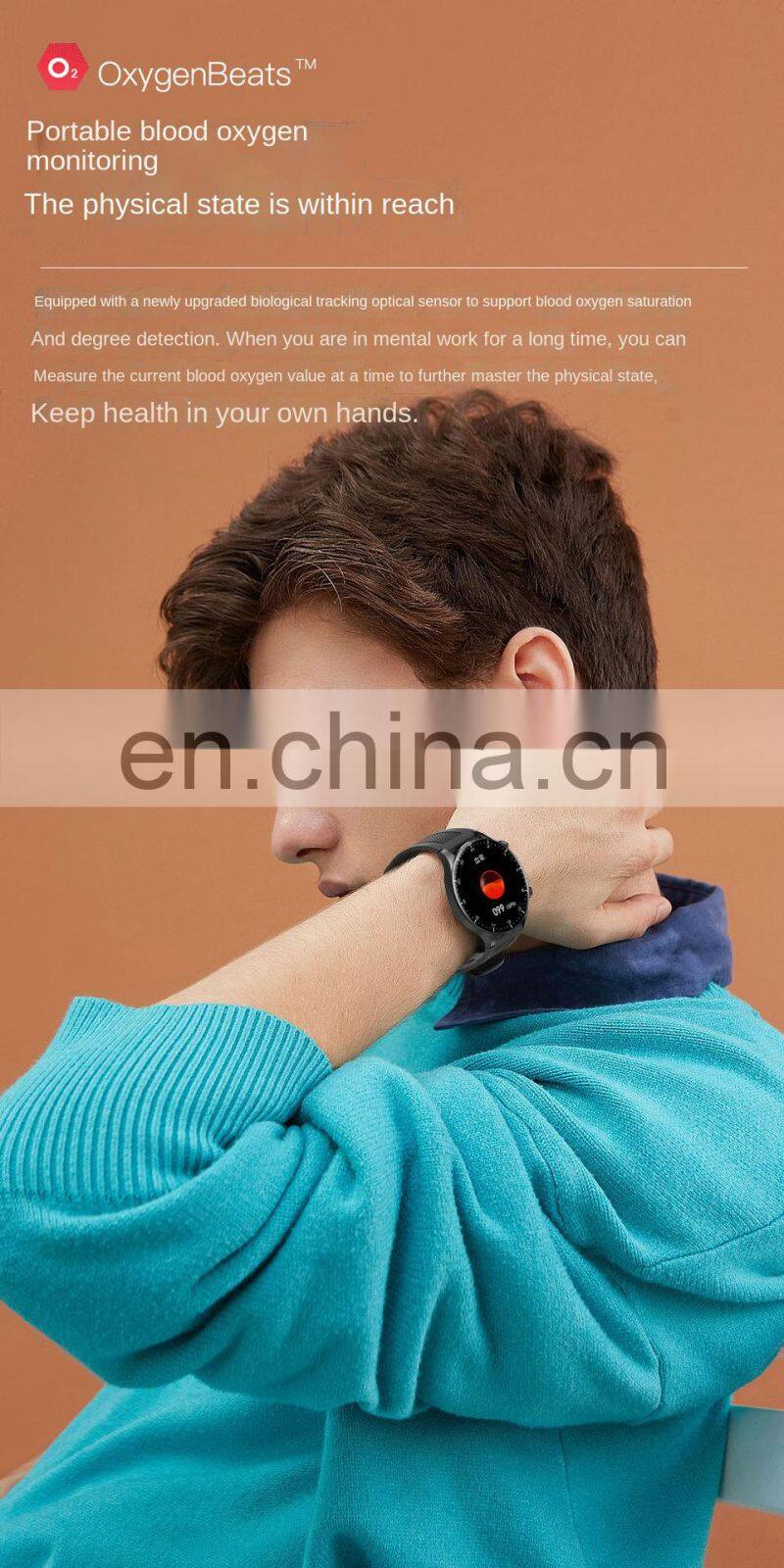 Smart Watch Information Call Reminder Female Physiological Period Notification Heart Rate Blood Pressure Blood Oxygen Monitoring