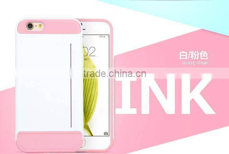 New Arrival TOTU Patent, 2 in 1 design Smart TPU Cell Phone Case With storage