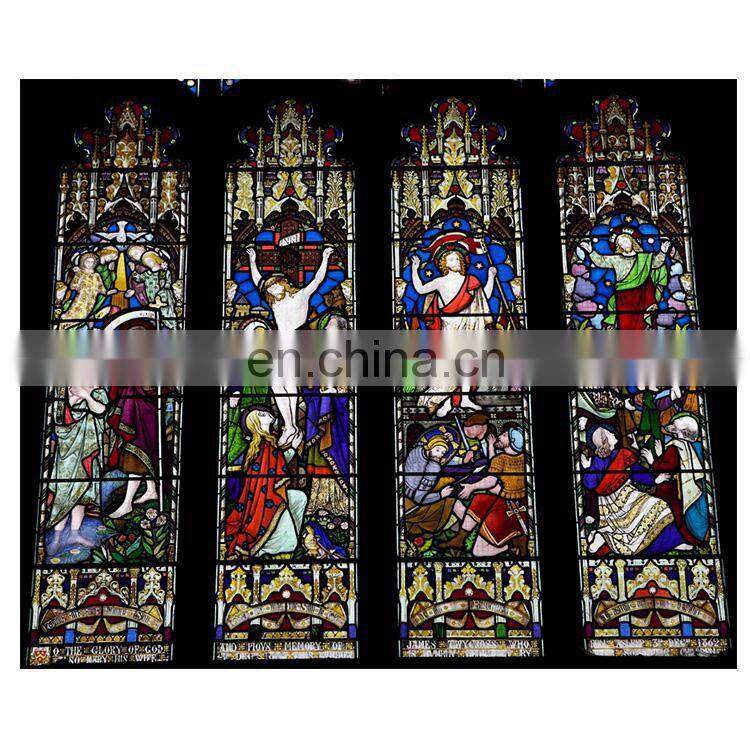 2021 supplier custom vintage window price church supplies panel wholesale ornament stained glass