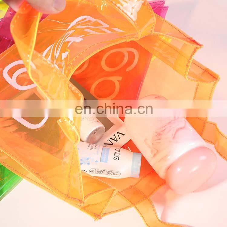 Wholesale Women Summer Little Neon Pvc Tote Bag