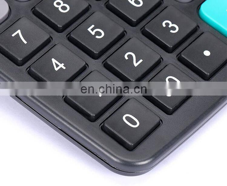 Factory Supply Original Dexin 12 Digit Dual Power Desk Real Solar Energy Cheap Two Power AA Battery Desktop Office Calculator