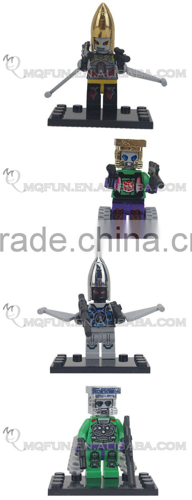 Mini Qute LEBQ 8pcs/set Marvel Avenger boys change Robot super hero boys building block action figures educational toy