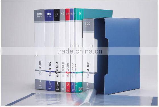 30 Pockets Presentation Document Rectangle Plastic Display Book