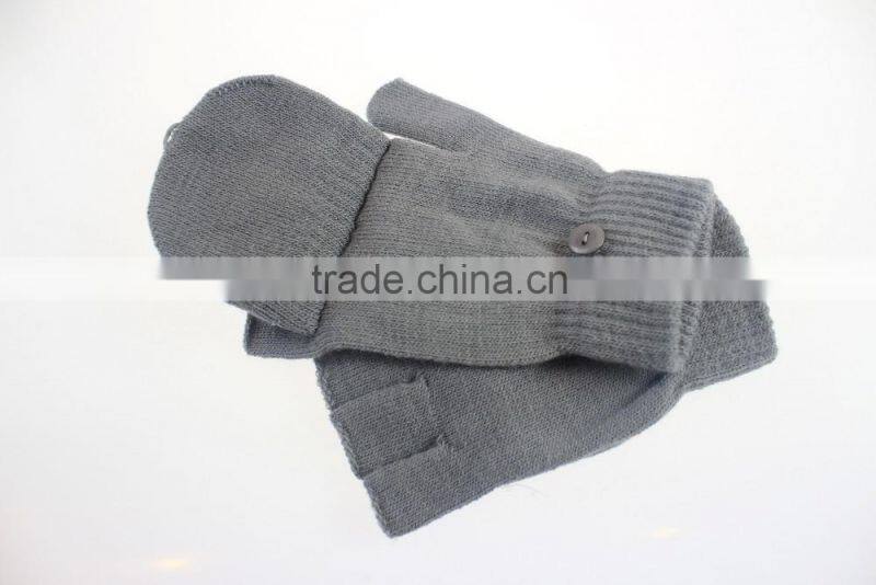 wholesale daily life usage warm soft fingerless hand gloves