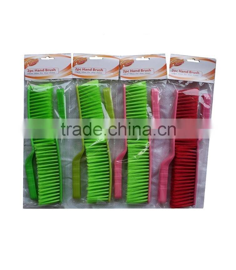 Plastic durable laundry brush/cleaning cloth brush with handle