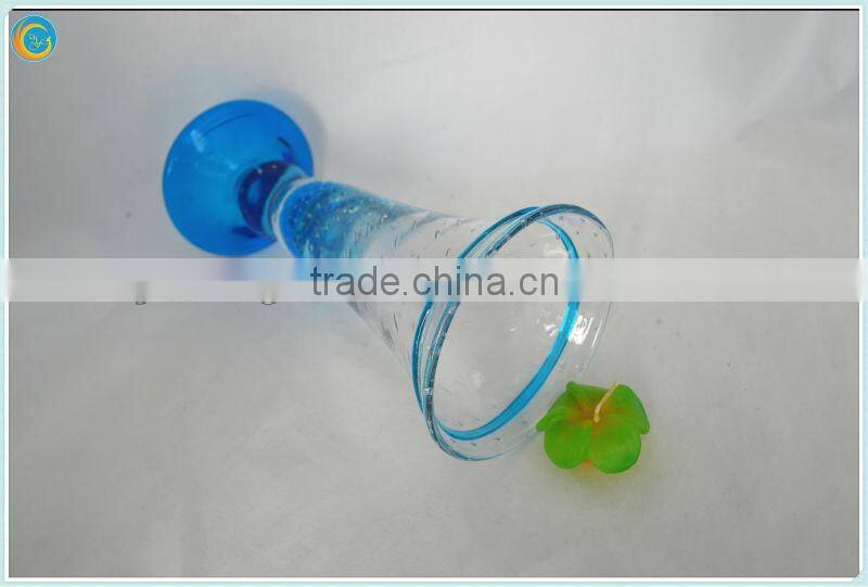 hurricane candle holder with stem,fish candle holder