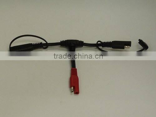 UL SPT-2 105c 300V cable with T type 4.57mm Europe connector SAE power cable