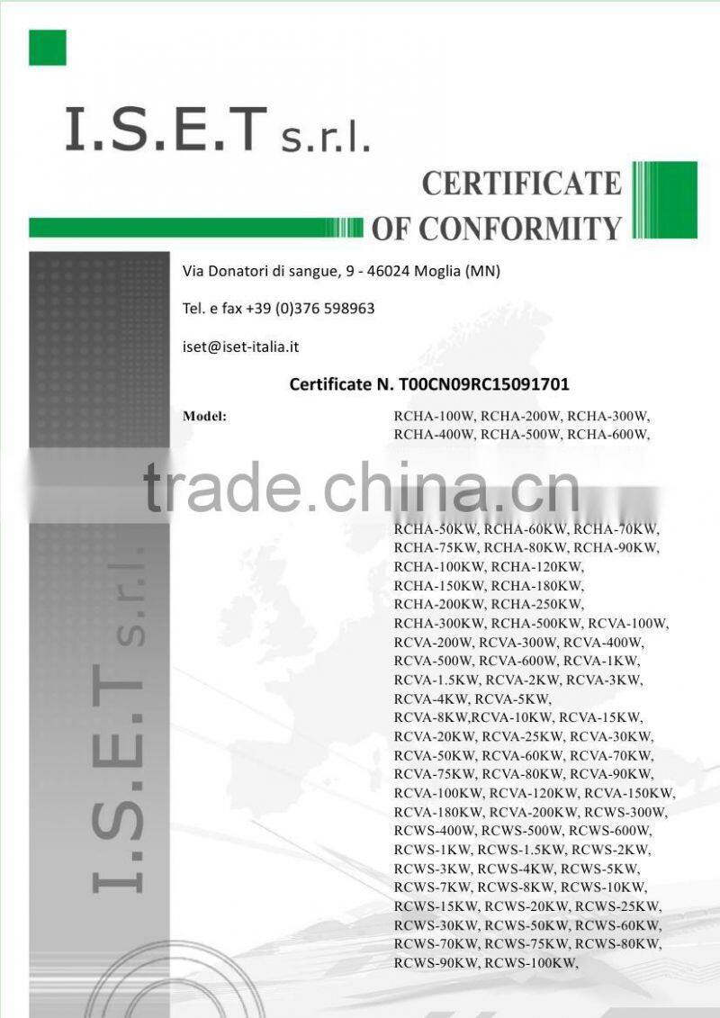 1000W/150rpm Coreless disc type generator; Low RPM PMG (Permanent Magnet Generator)