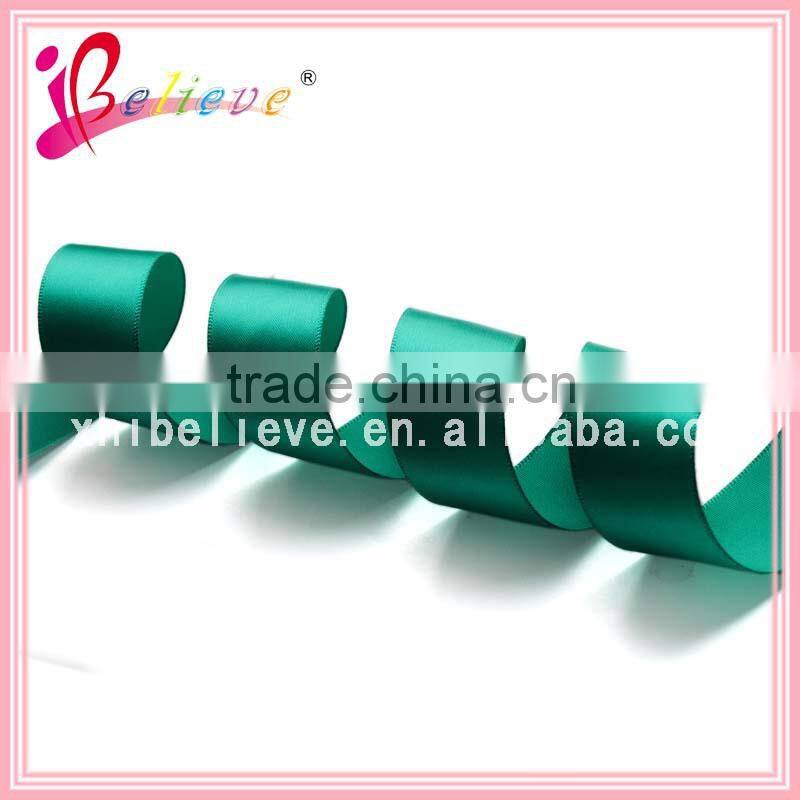 Made in China high quality smooth polyester satin ribbon solid color petersham ribbon