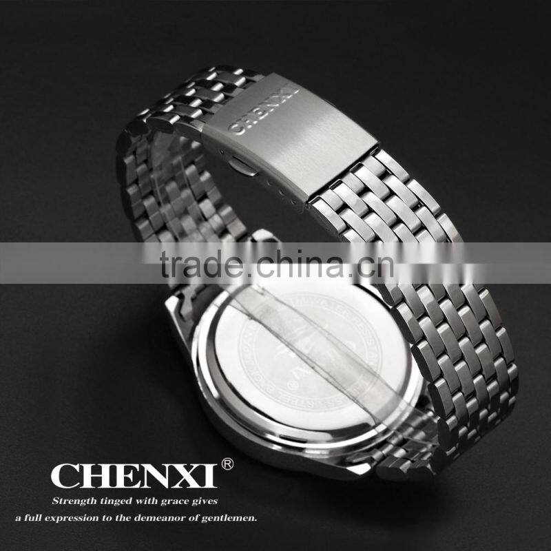 Latest Fashion Water Resisitant Stainless Steel Watches Men Calendar Watch 051AMS
