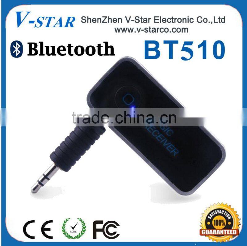 NFC-Enabled Wireless Portable Stereo Bluetooth Adapter with 3.5mm Output - for Car Music Sound System -