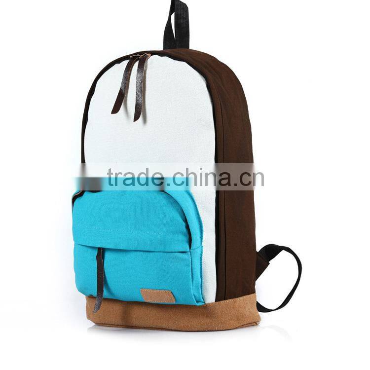 Vintage Korean Style Canvas School Shoulder Backpack Bag