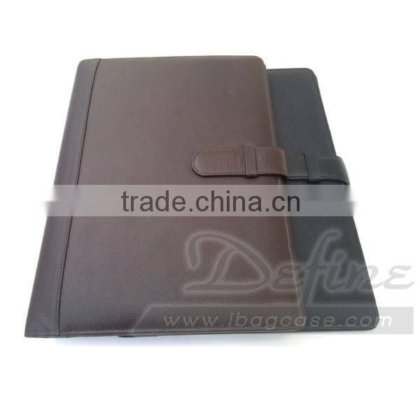 Classic Leather Portfolio Made In China Factory