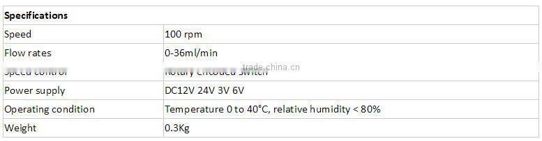 OEM Lab Test Peristaltic Pump