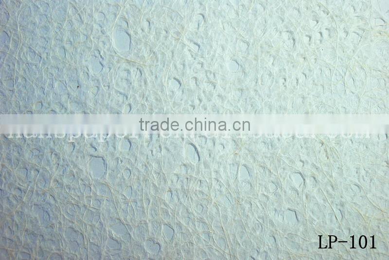 Natural abaca/sisal fiber paper for flower wrapping