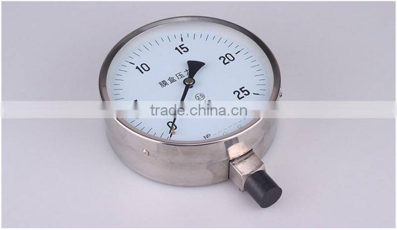 Low price stainless steel pressure gauge manometer