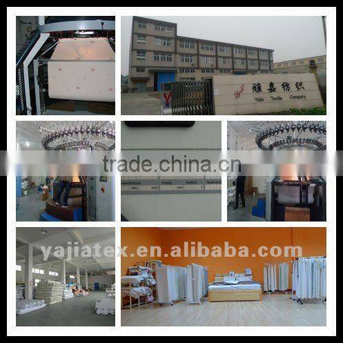 viscose and polyester knitting dyed fabric for mattress