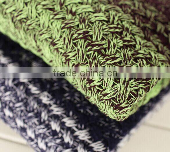 Gradual blending loose round neck sweater hedging women pullover