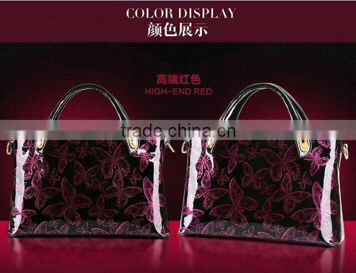 Fashion Lady Patent Leather shoulder bags handbag