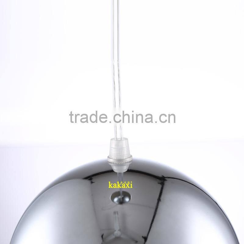 18W Apple LED Pendant Lights For Dining Room Lamp Plating Silver Color Creative LED Art Chandelier
