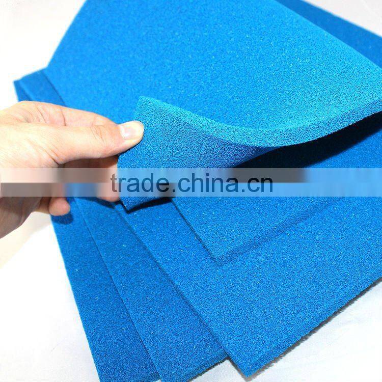 silicone open cell foam sheet/silicone sponge sheet