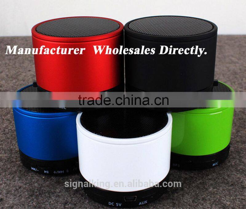 Free Sample Wholesales S10 Portable Bluetooth Speaker MINI Bluetooth Speaker With TF Card and FM.