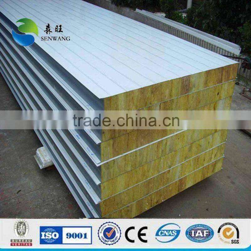 color environmental steel sandwich panel with high quality for warehouse