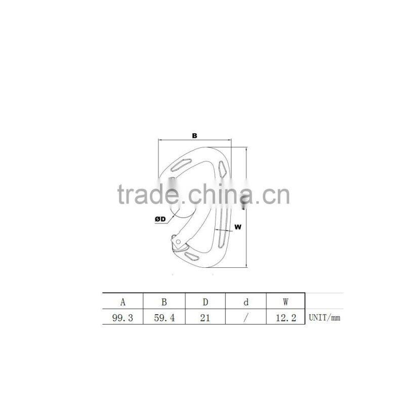 red aluminum hook high quality high breaking strength