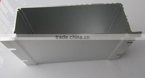 TOSHINE low price hot selling 6063 t5 black anodized aluminum car amplifier shell aluminum extrusion profiles