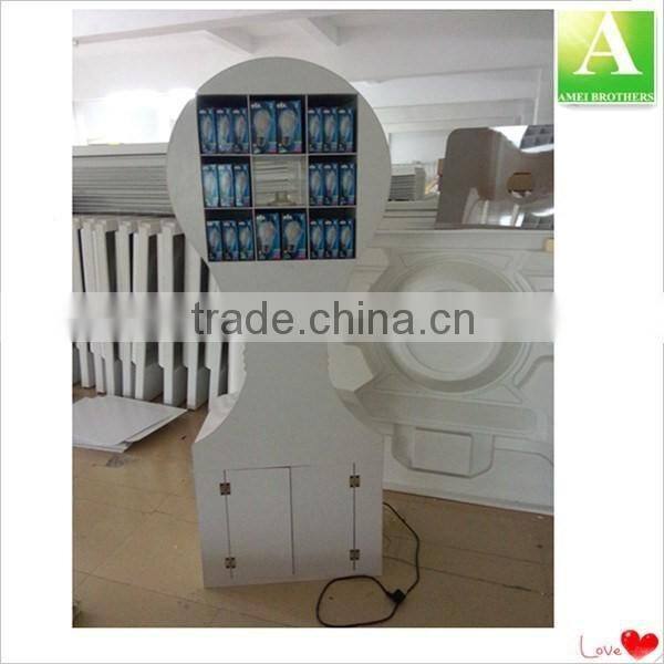 3D Printing ABS yellow custom vacuum formed plastic caution stand sign board